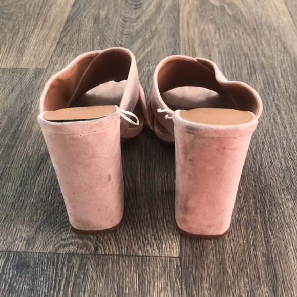 Pale Pink Heeled Sandal 👡 - Picture 3 of 8